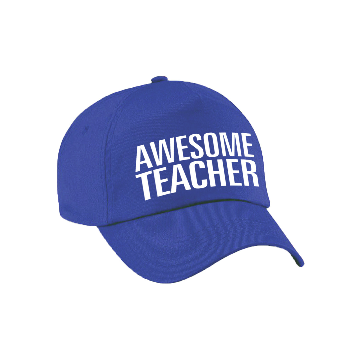 Awesome teacher pet / cap voor leraar / lerares blauw voor dames en heren Top Merken Winkel